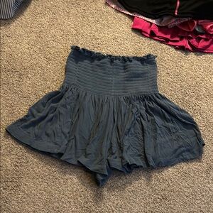 Blue Flowey Girls Skirt